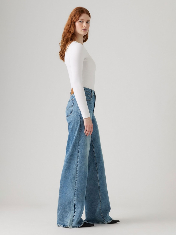 Azul Sweet Success - Vaqueros de pernera ancha y tiro alto 728 de Levi's® - Imagen 5 de 5