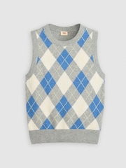 Levi's® Blue Tara Supersoft Crewneck Vest - Image 7 of 8