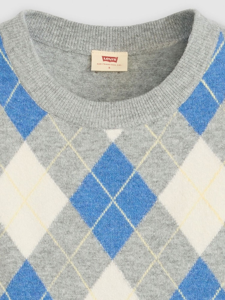 Levi's® Blue Tara Supersoft Crewneck Vest - Image 8 of 8