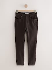 Chocolate Brown Authentic Relaxed Skinny Jeans - Image 6 of 8