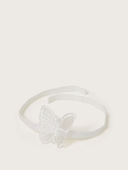 Monsoon Natural Baby Sparkle Butterfly Booties and Headband Set - Image 3 of 3