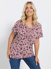 Yours Curve 100% Cotton Pintuck Blouse 2 Pack - Imagen 3 de 8