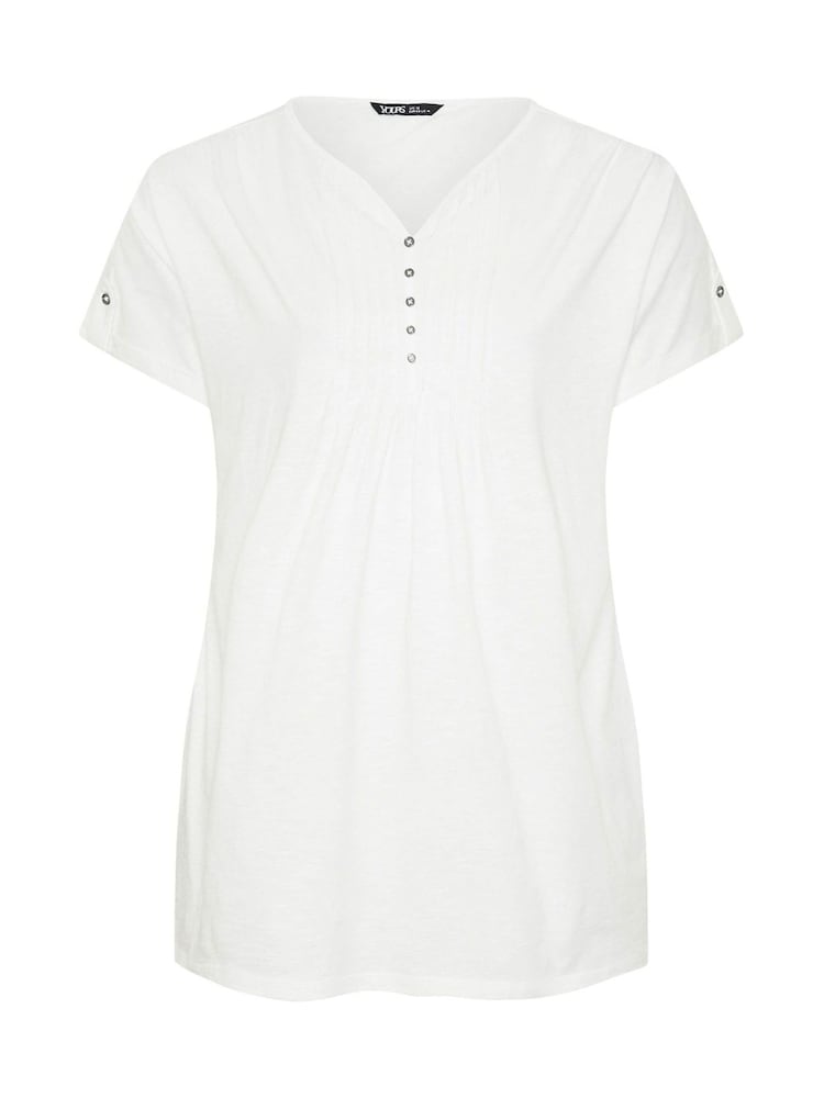 Yours Curve 100% Cotton Pintuck Blouse 2 Pack - Imagen 8 de 8