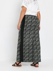 Yours Curve Abstract Side Stripe Trousers - Imagen 3 de 4