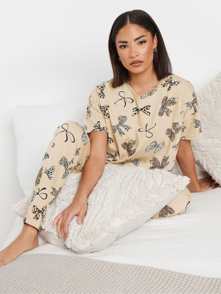 PixieGirl Petite Animal Bows Tapered 100% Cotton Pyjamas Set - Imagen 1 de 4 PixieGirl Petite Animal Bows Tapered 100% Cotton Pyjamas Set - Imagen 1 de 4