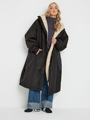 Long Tall Sally Black Fleece Lined Changing Robe - Image 1 of 6