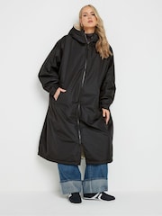 Long Tall Sally Black Fleece Lined Changing Robe - Image 2 of 6