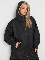 Long Tall Sally Black Fleece Lined Changing Robe - Image 4 of 6