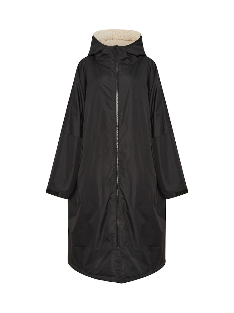 Long Tall Sally Black Fleece Lined Changing Robe - Image 6 of 6