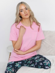 Long Tall Sally Butterfly Wide Leg 100% Cotton Pyjamas Set - صورة 4 من 5