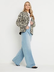 Long Tall Sally Brown 100% Cotton Quilted Jacket - Image 2 of 4