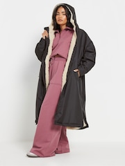PixieGirl Petite Black Fleece Lined Changing Robe - Image 2 of 6