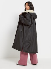 PixieGirl Petite Black Fleece Lined Changing Robe - Image 4 of 6
