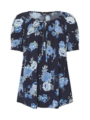 Yours Curve Blue Boho Top - Image 5 of 5