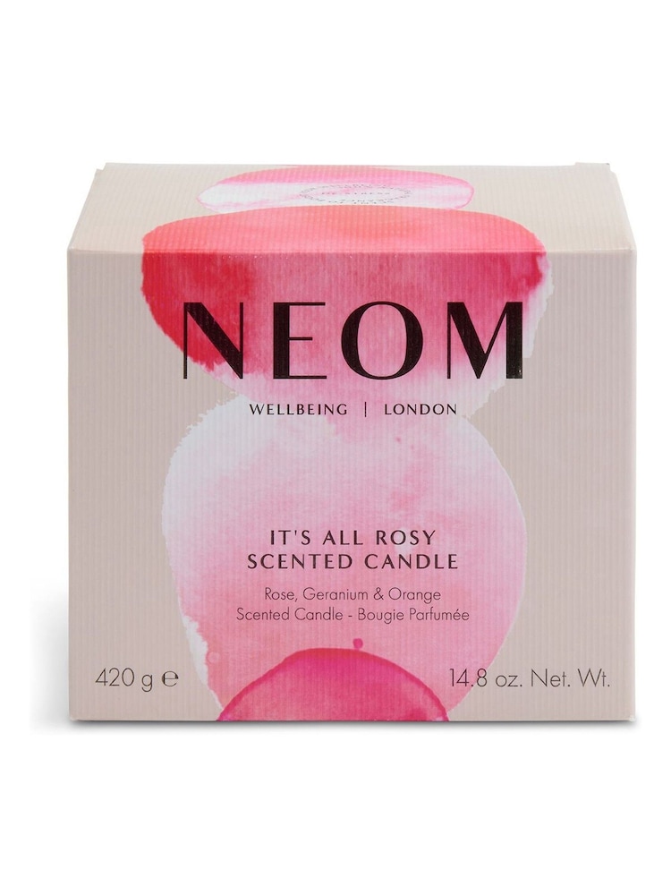 Neom Its All Rosy 3 Wick Candle - Image 3 of 3