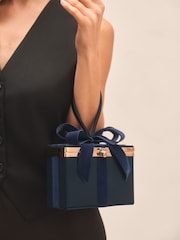 Navy Tabitha Simmons x Next Present Bow Bag - Image 2 of 10