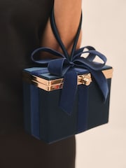 Navy Tabitha Simmons x Next Present Bow Bag - Image 3 of 10