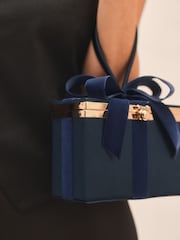 Navy Tabitha Simmons x Next Present Bow Bag - Image 4 of 10