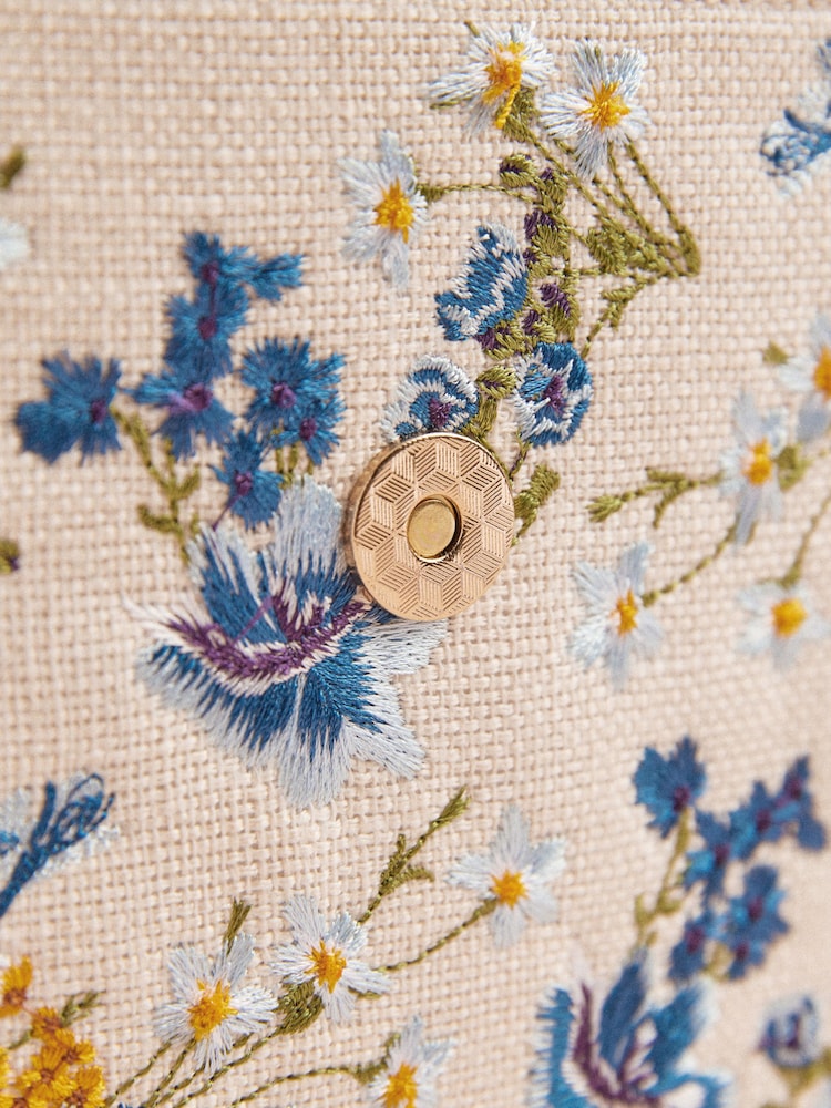 The Claudia Floral Tabitha Simmons x Next Mini Hand Held Bag - Image 9 of 9
