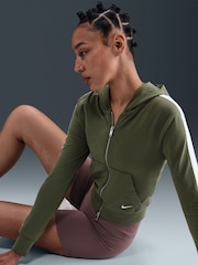 Nike Brown Full Zip Colour Block Hoodie - Image 5 of 6