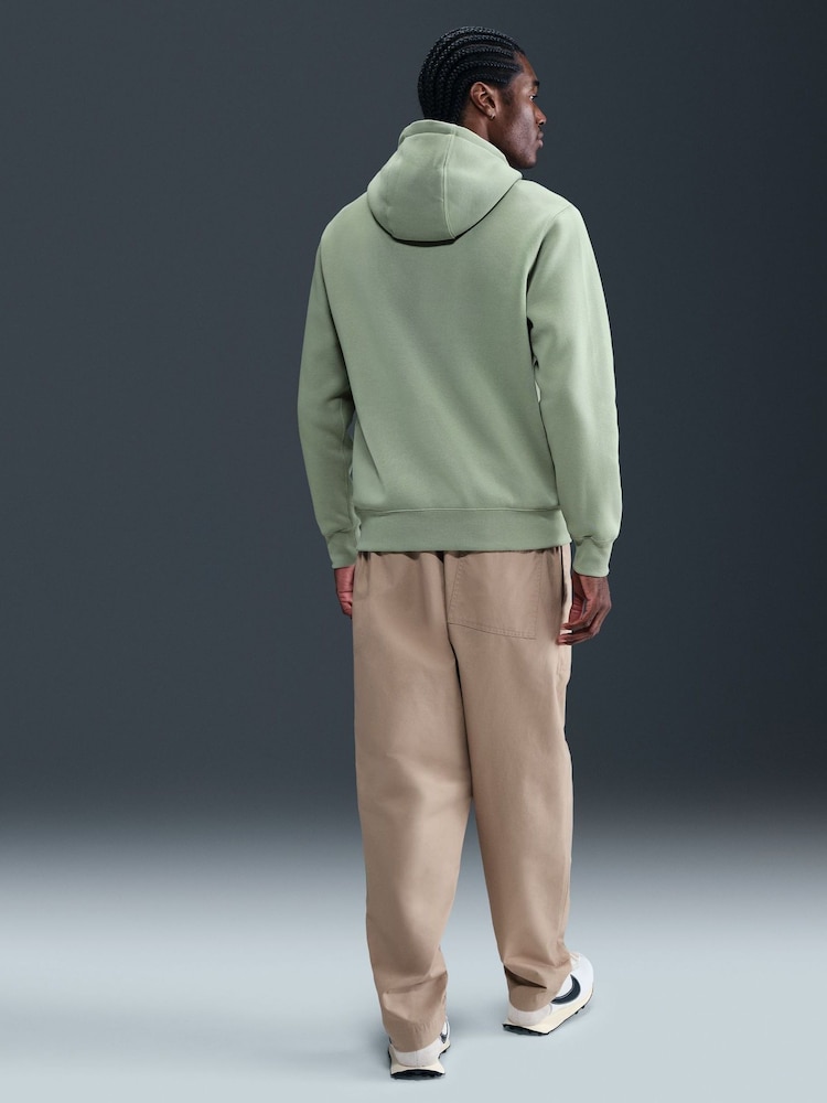 Nike Green Club Pull Over Hoodie - Image 2 of 5