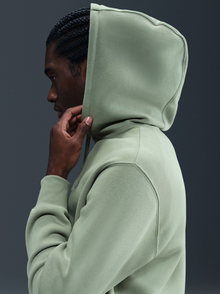 Nike Green Club Pull Over Hoodie - Image 5 of 5