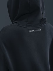 Nike Black Oversized Phoenix Fleece Graphic Logo Hoodie - Image 4 of 5