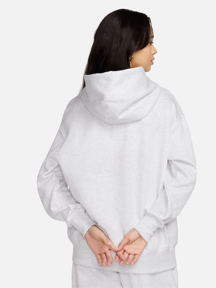Birch Grey - Sudadera deportiva oversize de polar con capucha y minilogo Phoenix de Nike - Imagen 2 de 10 Birch Grey - Sudadera deportiva oversize de polar con capucha y minilogo Phoenix de Nike - Imagen 2 de 10