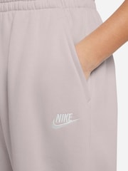 Nike Platinum Lilac Oversized Club Fleece Joggers - Image 3 of 3