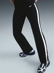 Nike Black High Wiasted Fold Over Leggings - Image 3 of 7