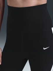 Nike Black High Wiasted Fold Over Leggings - Image 6 of 7