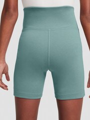 Topovski modra - Nike 5 Inch High Waisted Bike Shorts - Slika 2 iz 3