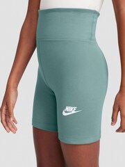 Topovski modra - Nike 5 Inch High Waisted Bike Shorts - Slika 3 iz 3