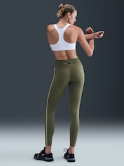 Nike Olive Green One High Rise Leggings - Image 2 of 6