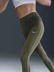 Nike Olive Green One High Rise Leggings - Image 4 of 6