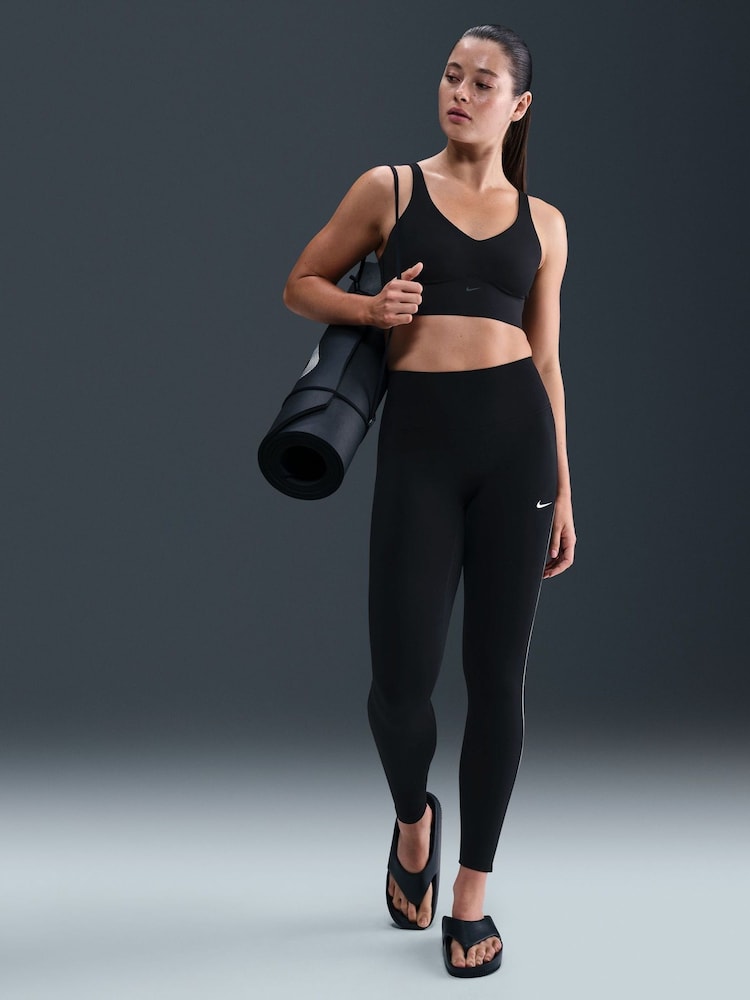 Nike Black One High Rise Leggings - Image 1 of 7 Nike Black One High Rise Leggings - Image 1 of 7