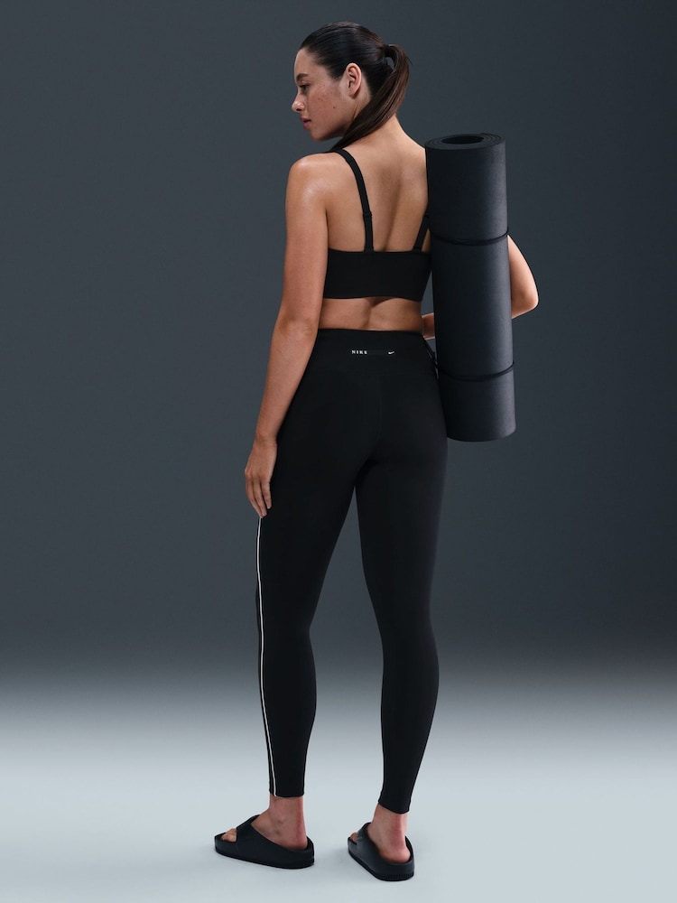 Negro - Leggings de talle alto One de Nike - Imagen 2 de 7