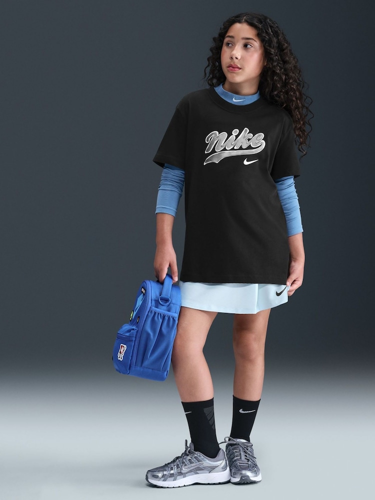 Nike Black Boyfriend Fit Trend T-Shirt - Image 1 of 5