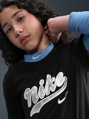 Nike Black Boyfriend Fit Trend T-Shirt - Image 5 of 5