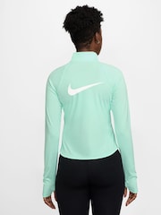 Nike Mint Foam Tempo Swoosh Dri-FIT 1/2 Zip Running Top - Image 2 of 4