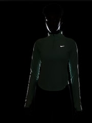 Nike Mint Foam Tempo Swoosh Dri-FIT 1/2 Zip Running Top - Image 3 of 4
