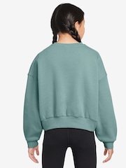 Nike Cannon Blue Club Fleece Boxy Crewneck Sweatshirt - Image 2 of 3