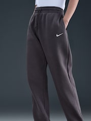 Nike Black Sportswear Phoenix Fleece Womens High Waisted Oversized Joggers - Image 3 of 5