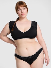 Victoria's Secret PINK Black Hudson Cheeky Bikini Bottoms - Image 1 of 3