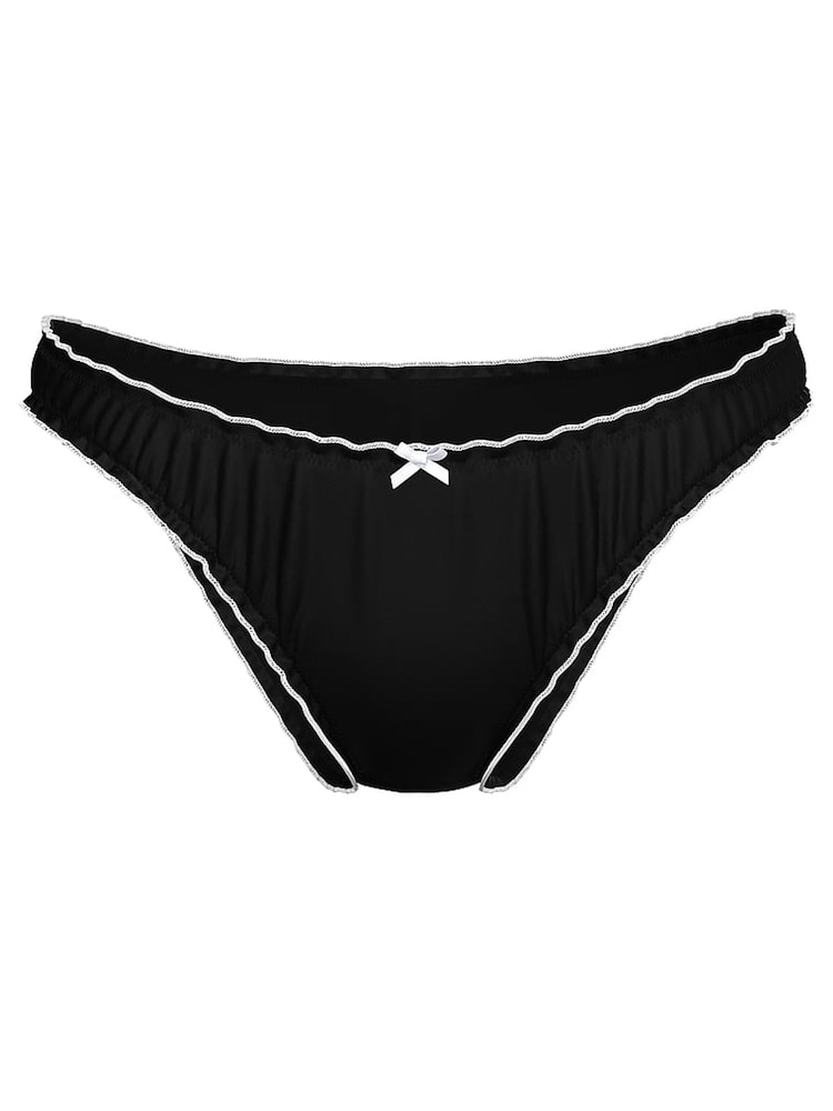 Victoria's Secret PINK Black Hudson Cheeky Bikini Bottoms - Image 3 of 3