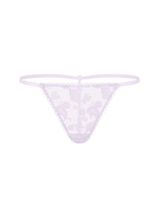 Victoria's Secret Delicate Violet Purple G String Blossom Embroidery Knickers - Image 3 of 3