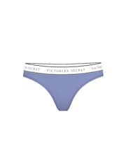 Victoria's Secret Smokey Blue Thong Knickers - Image 1 of 1