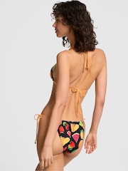Victoria's Secret PINK Black Fruit Triangle Fruit Charm Bikini Top - Image 2 of 3