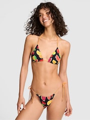 Victoria's Secret PINK Black Fruit Triangle Fruit Charm Bikini Top - Image 3 of 3