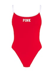 Victoria's Secret PINK Red Pepper Low Back One Piece - Image 3 of 3